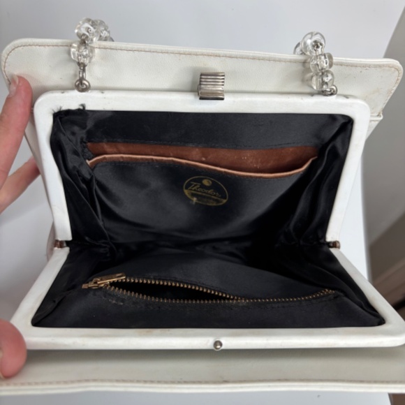 Vintage 60s Purses Set of 3 Patent Handbag Theodor Ruth Saltz Meyers Made in USA - Picture 3 of 16